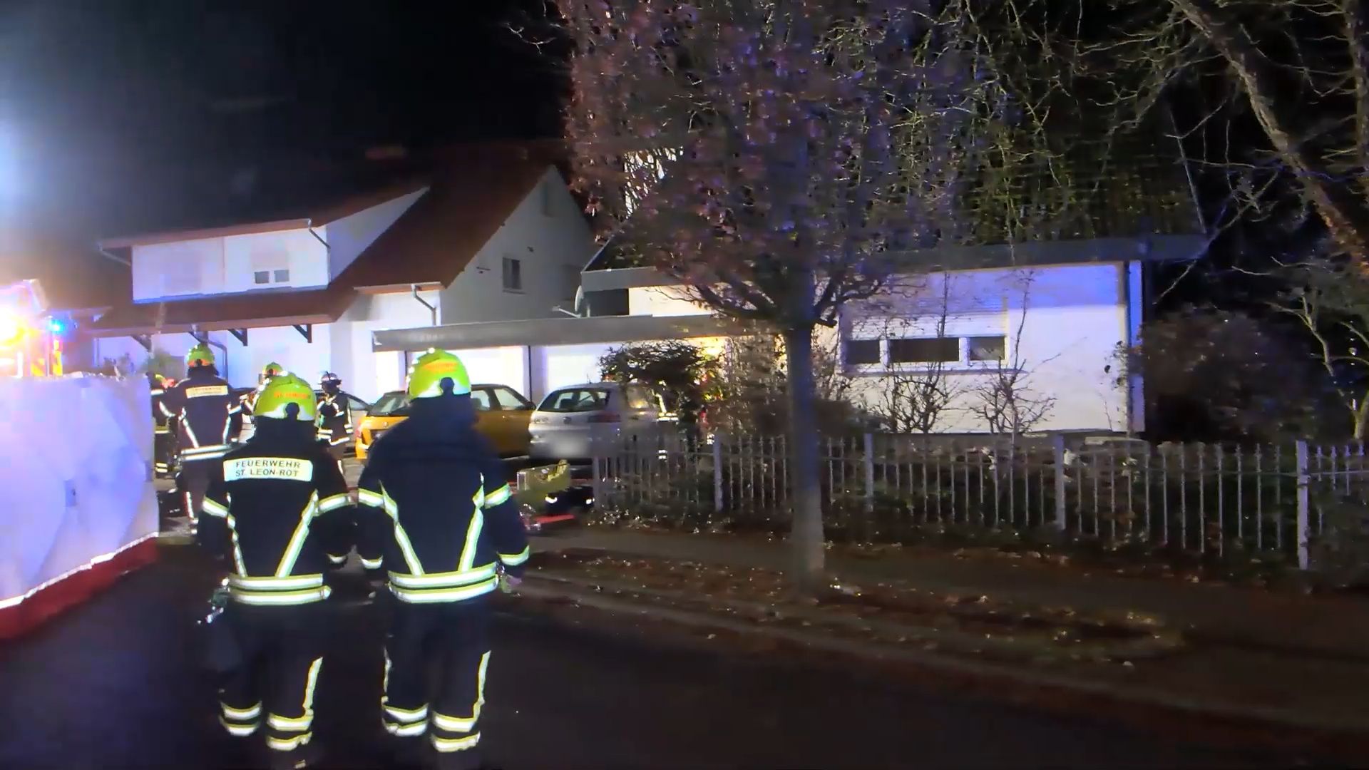 Video: Zwei Tote bei Zimmerbrand in St. Leon-Rot