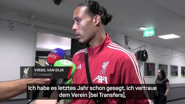 Van Dijk vertrouwt op het leiderschap van Liverpool bij transfers