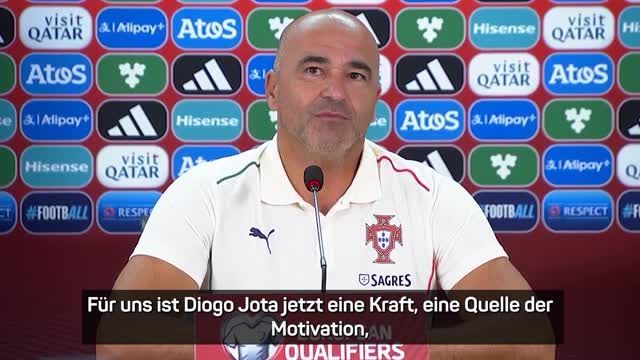 Martínez: Jota es "una fuente de motivación"
