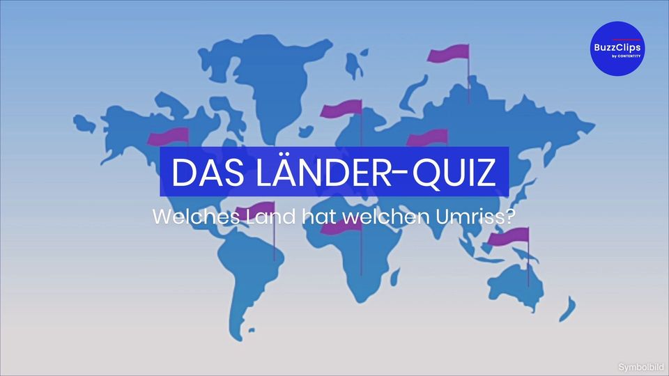 Quiz: Erraten Sie diese Länder anhand ihrer Umrisse?