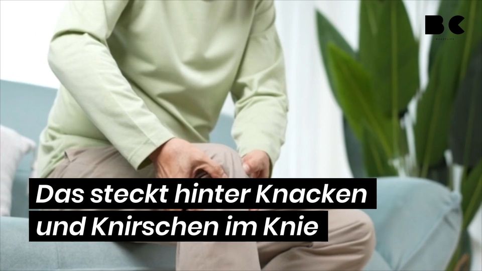 Das steckt hinter Knacken und Knirschen im Knie BuzzClips