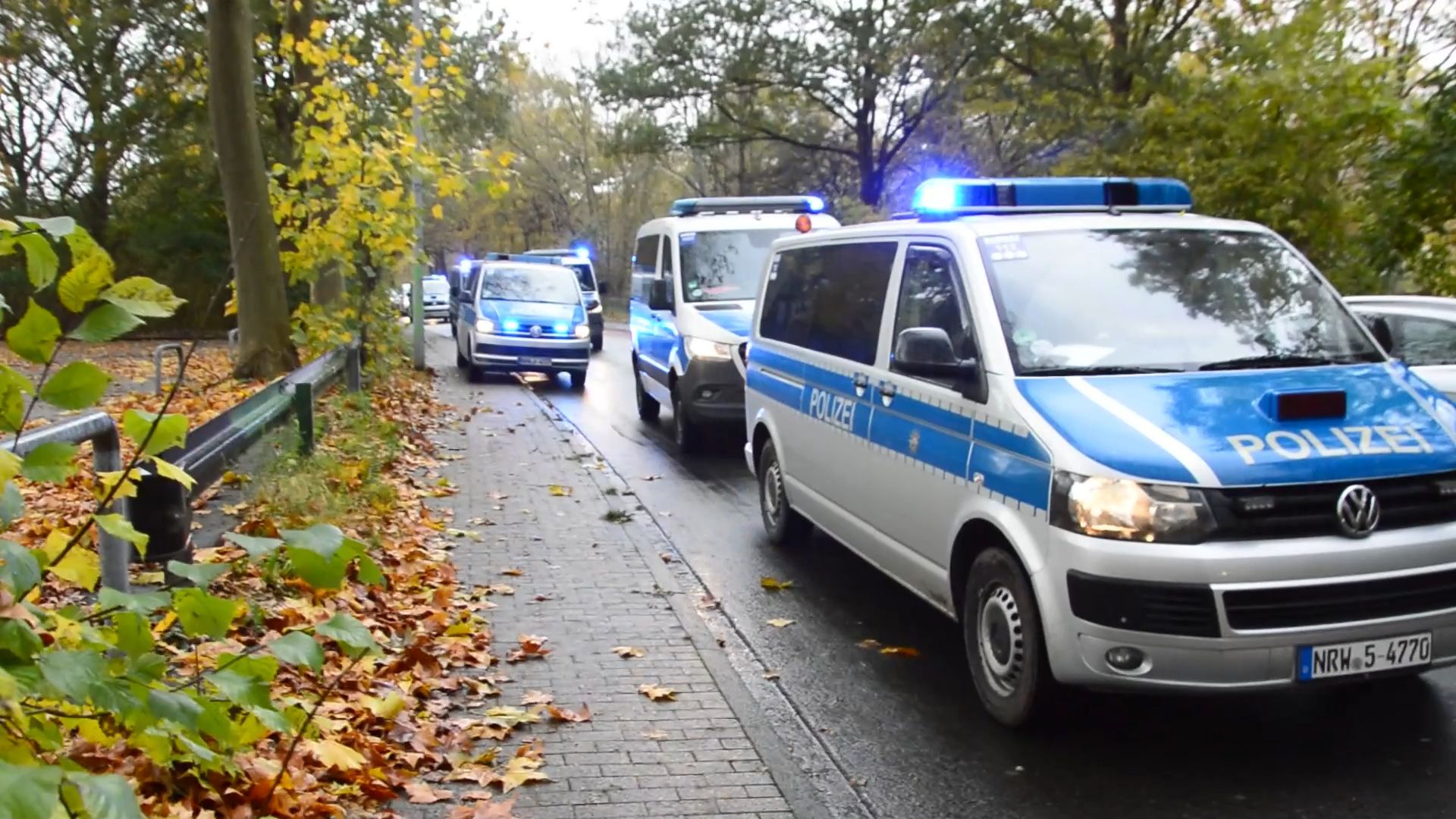 Polizei übt Preußen-Einsatz