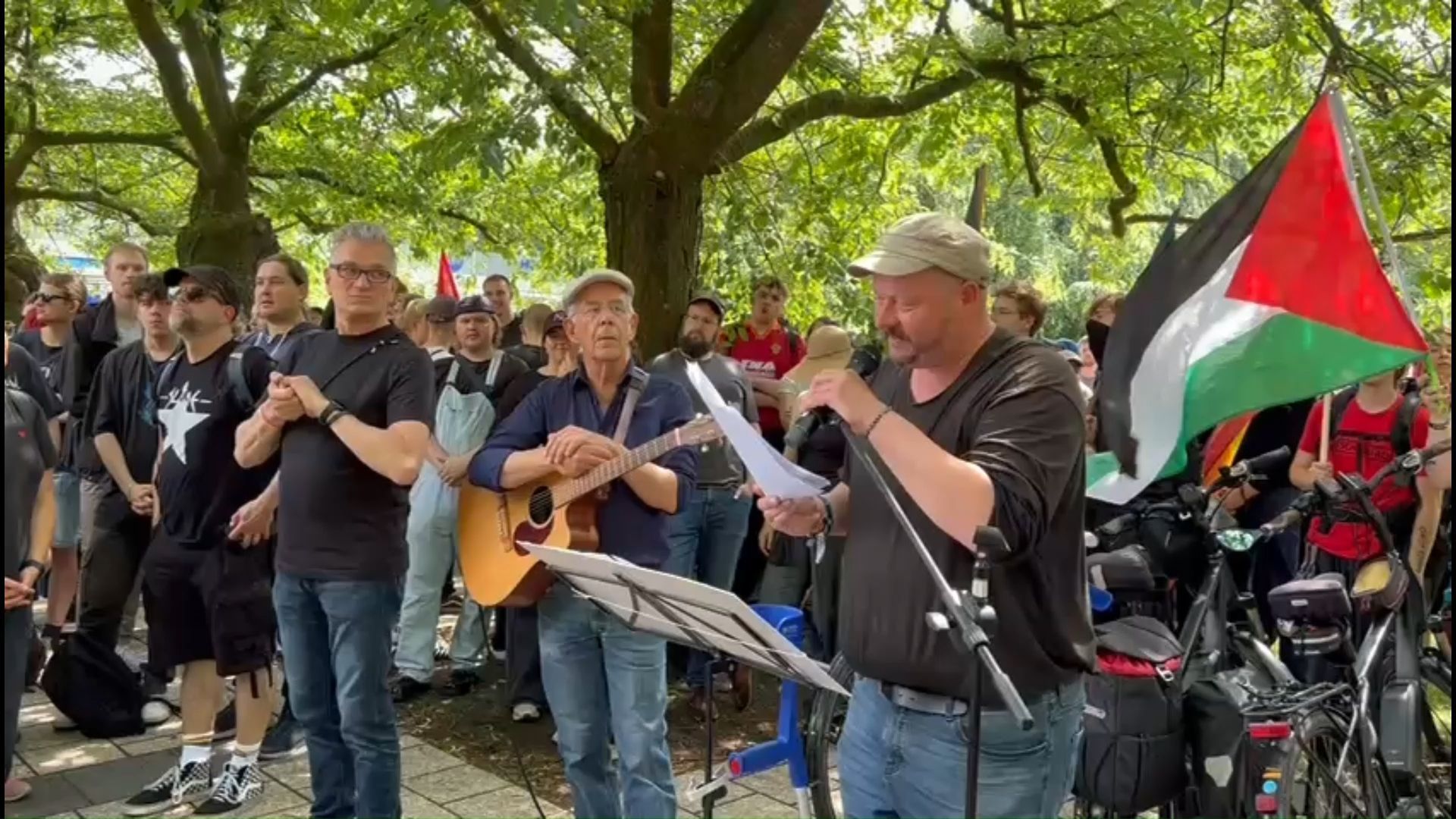 Video: Proteste gegen Demo der Gruppierung „Gemeinsam für Deutschland“ in Münster