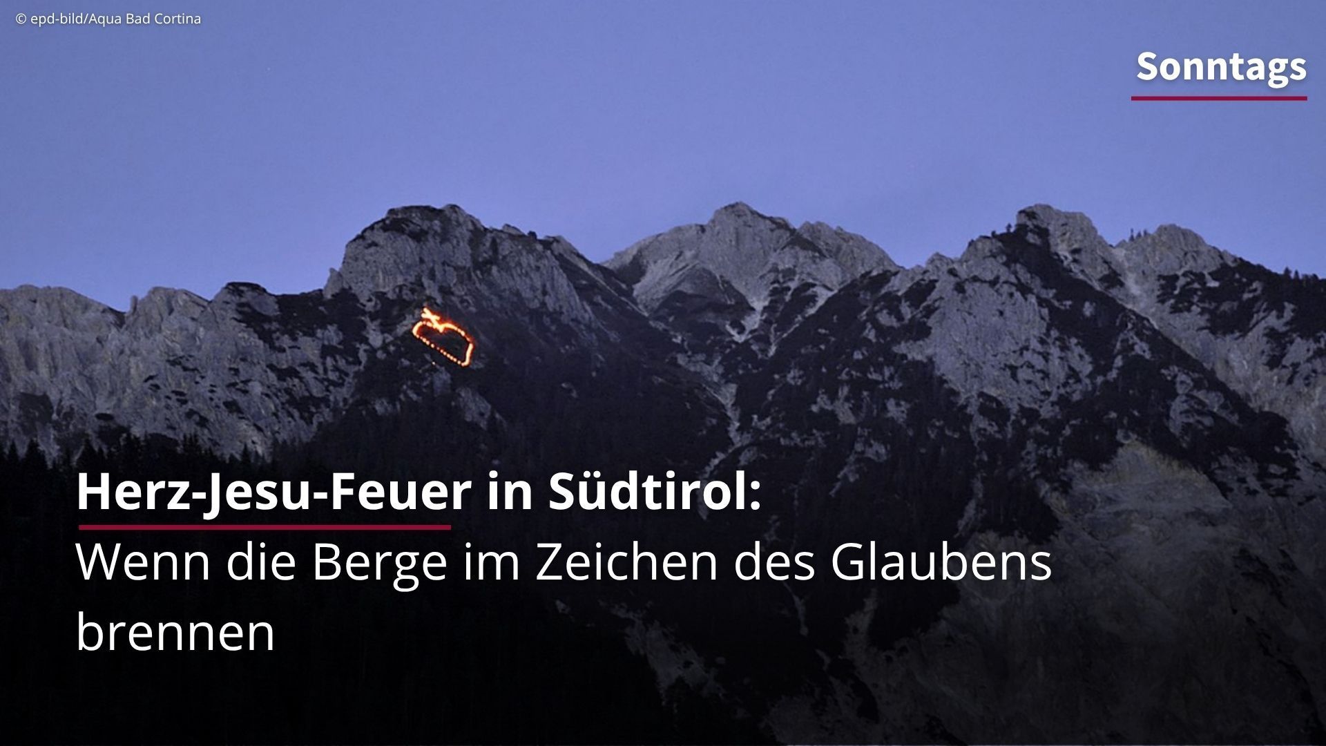 Herz-Jesu-Feuer in South Tyrol: When the Mountains Burn in the Sign of Faith