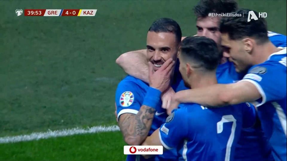 Τεσσάρα  στο Καζακστάν από το ημίχρονο η εκπληκτική Ελλάδα (VIDEO)