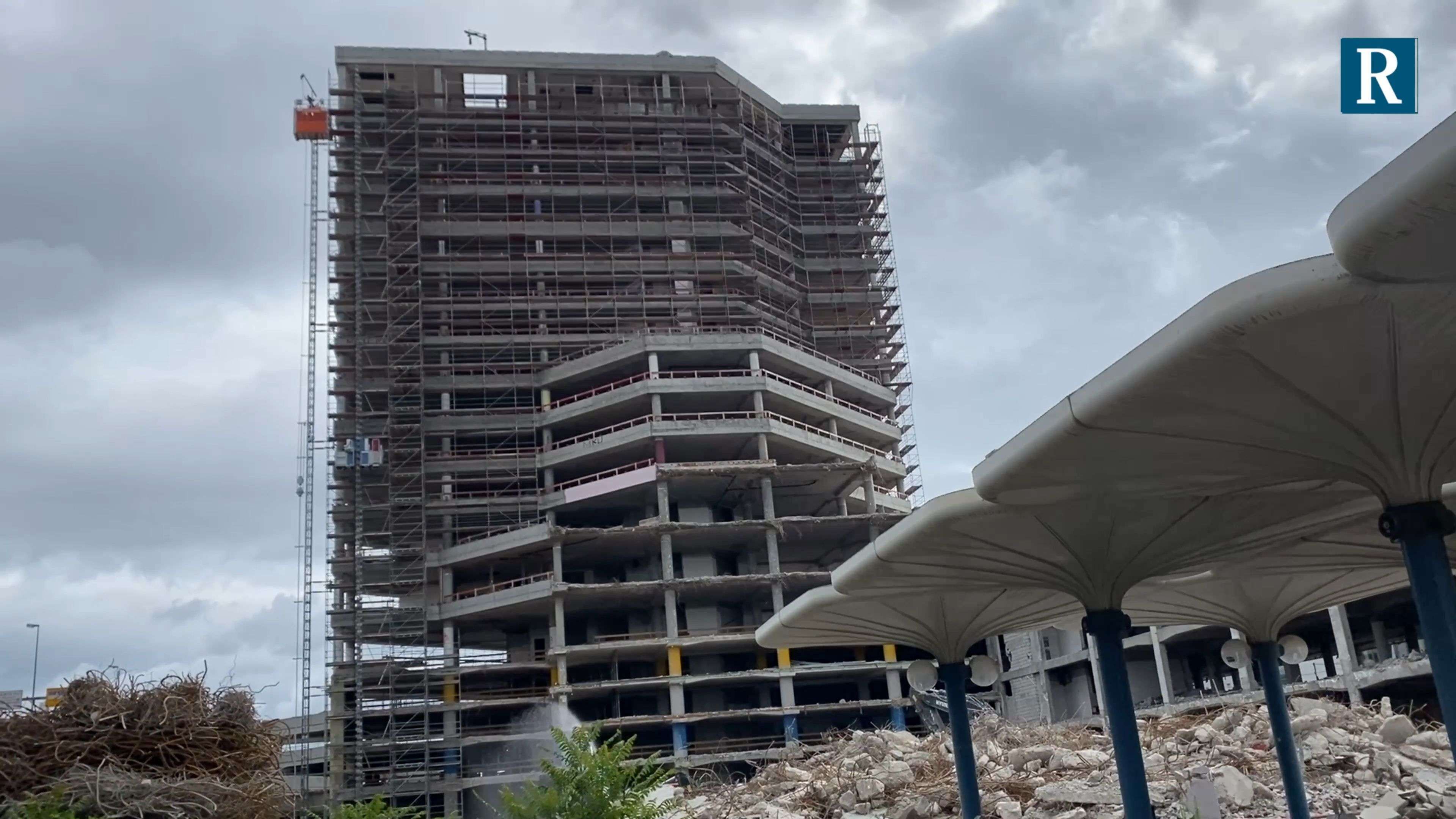 Video: Abriss Rathaus-Center Ludwigshafen