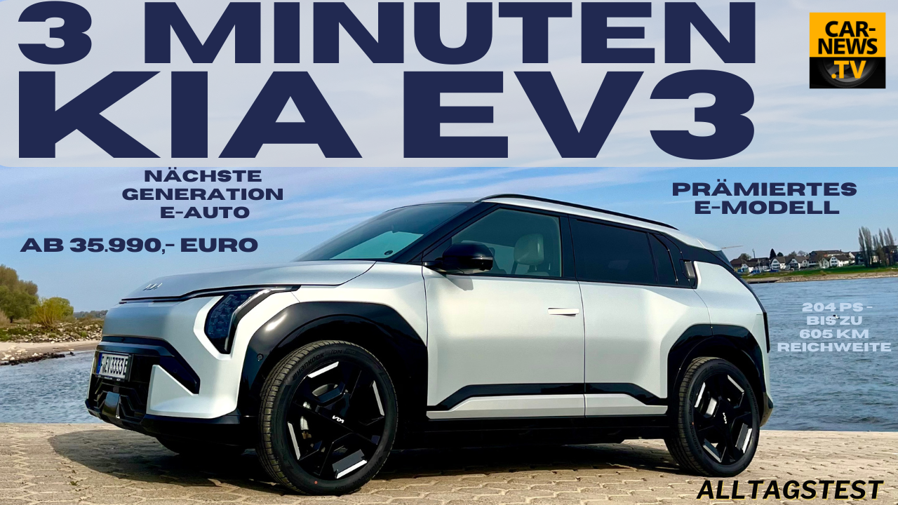 3 Minutes KIA EV3 - Milestone in the E-Sector