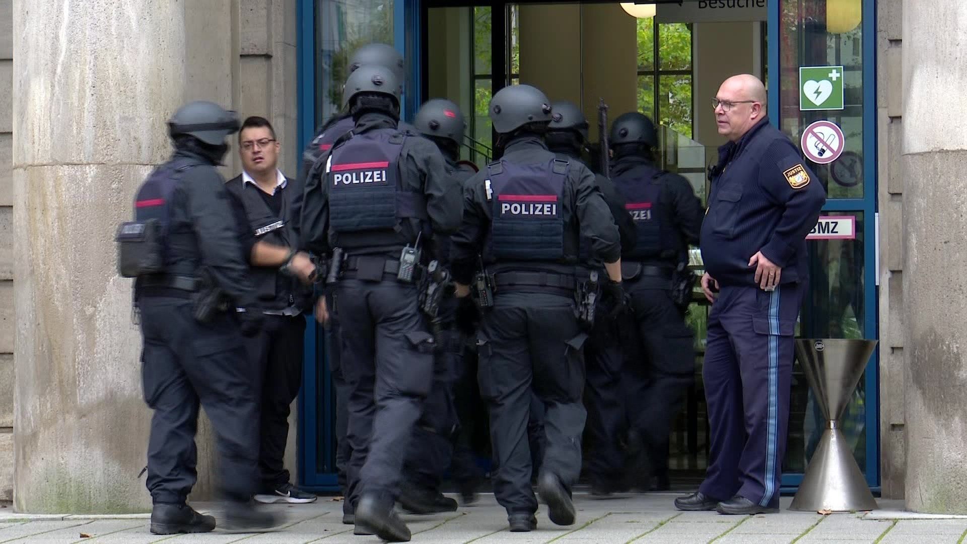 Bombendrohung am Landgericht Augsburg
