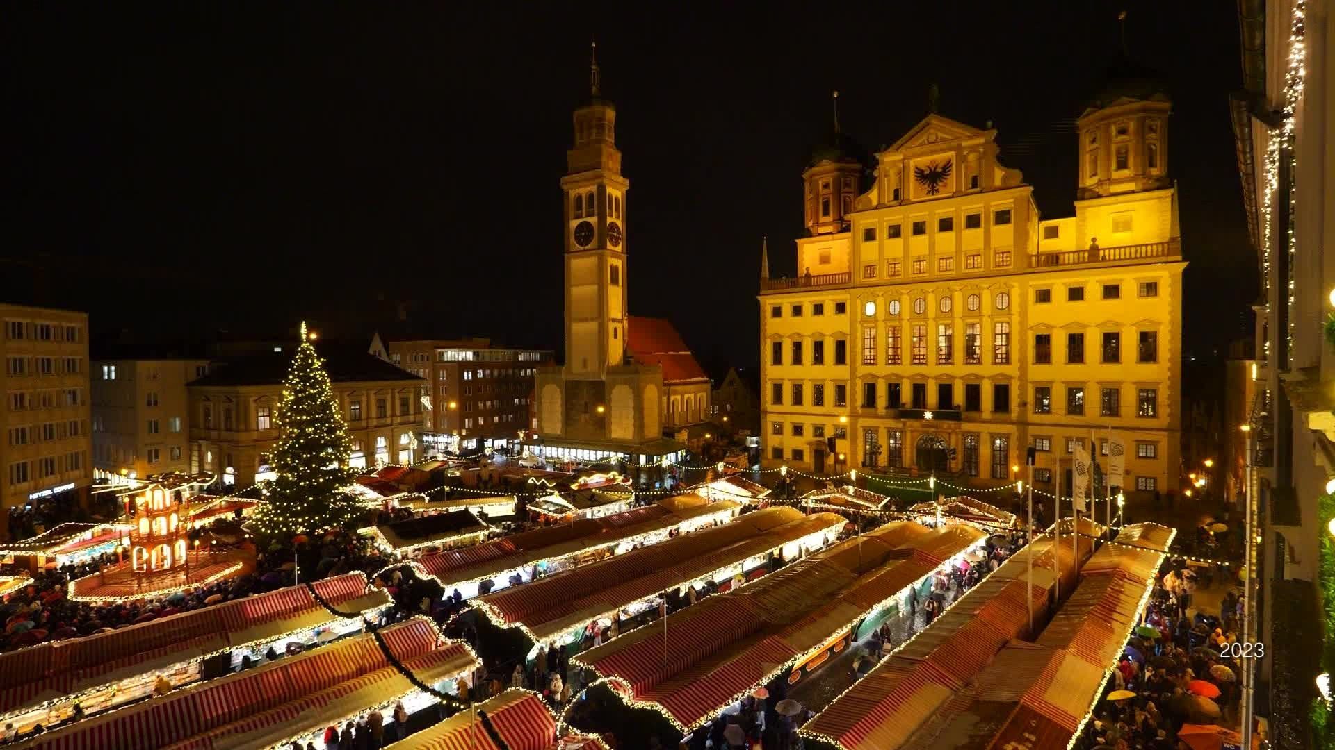 Augsburger Christkindlesmarkt – Letzte Vorbereitungen laufen