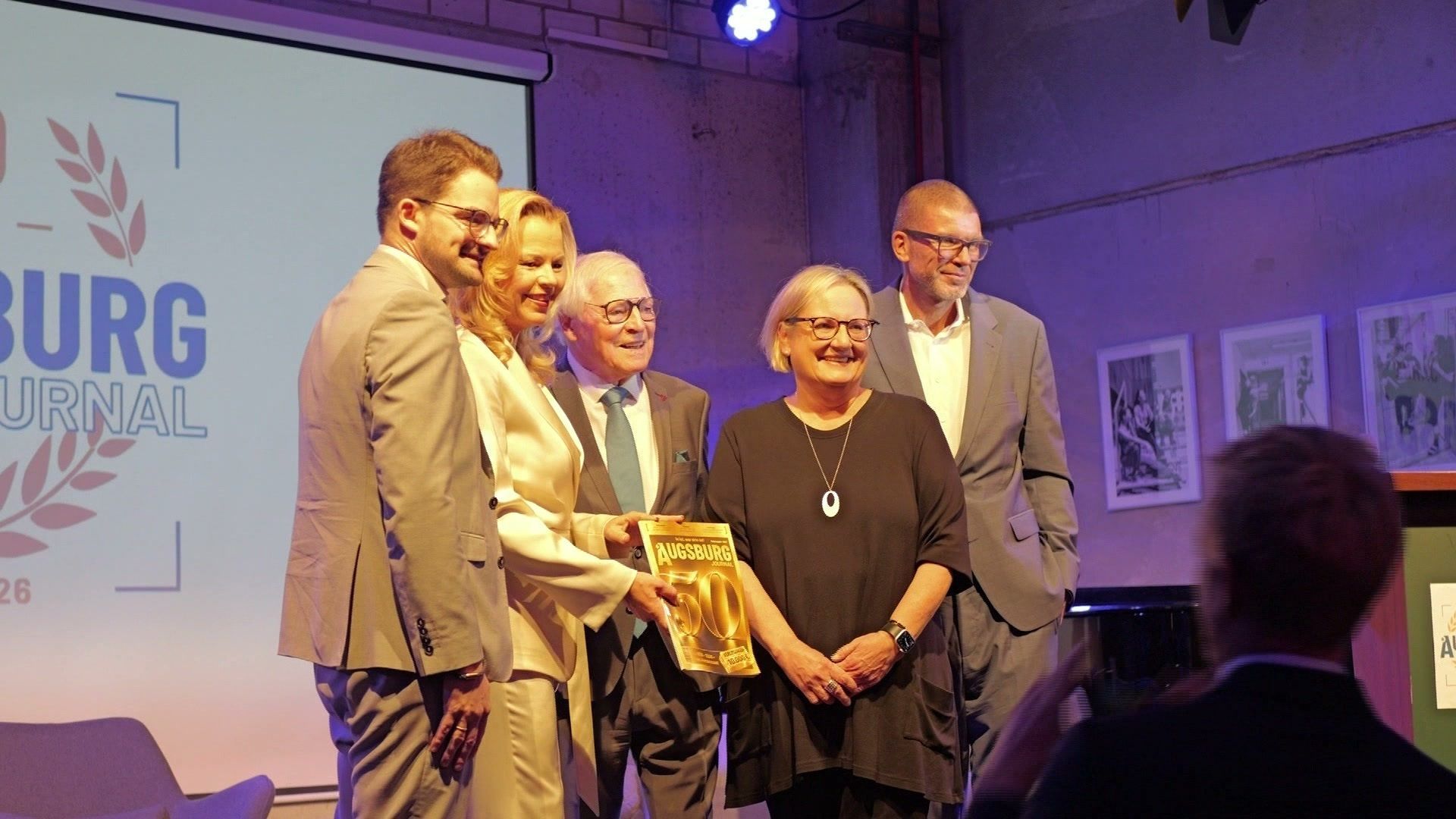 Video: Augsburg Journal feiert 50. Geburtstag im Martini-Park