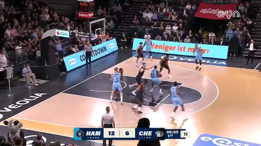 Spiel Highlights zu Veolia Towers Hamburg – NINERS Chemnitz