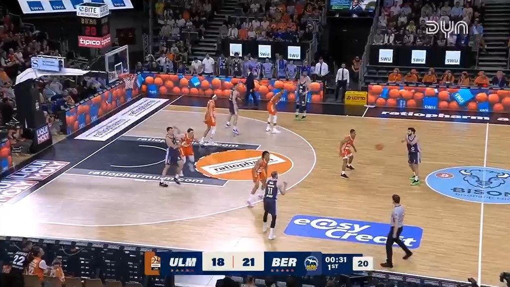 Spiel Highlights zu ratiopharm ulm – ALBA BERLIN