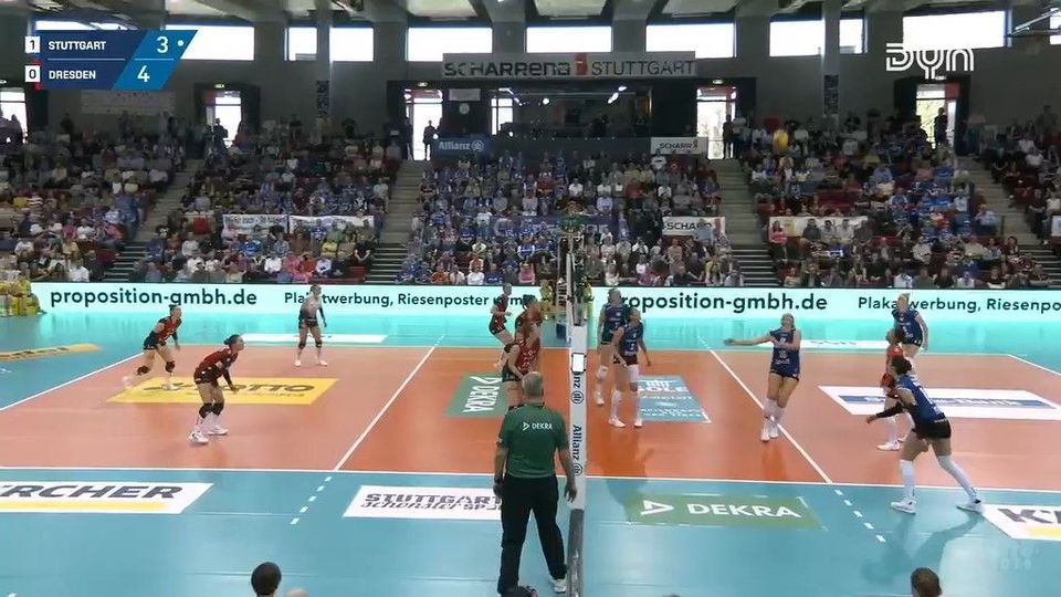 Spiel Highlights zu Allianz MTV Stuttgart – Dresdner SC