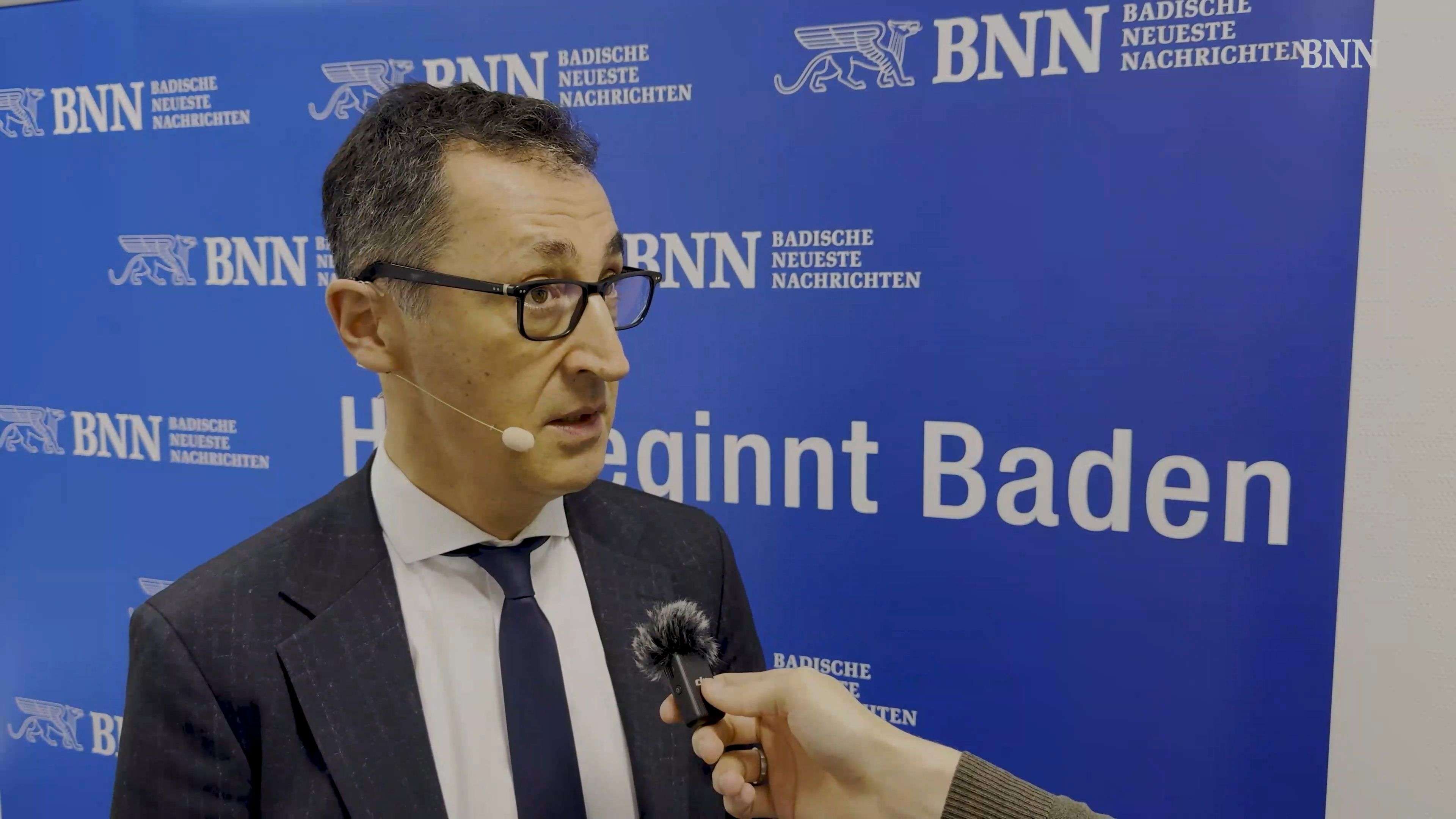 Video: Cem Özdemir (Grüne) auf dem BNN-Leserforum