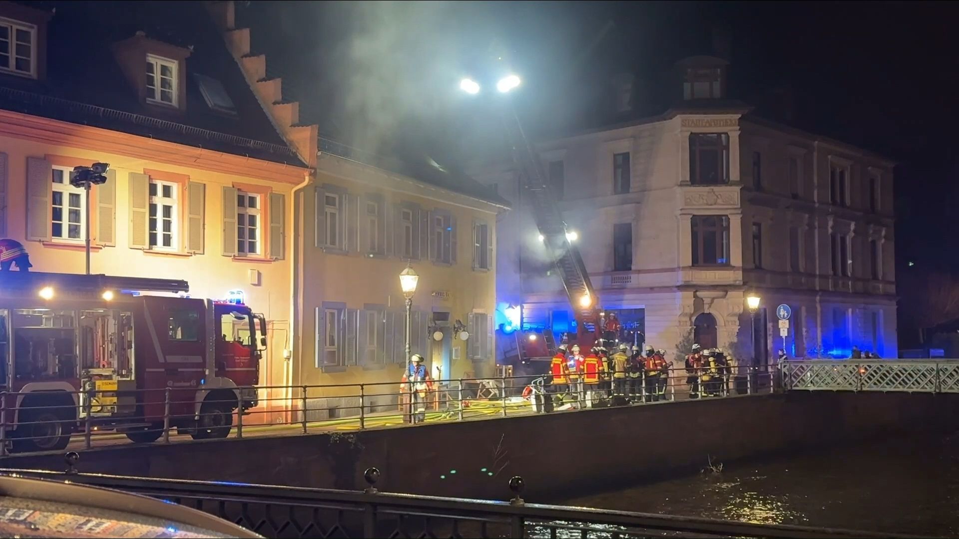 Video: Kellerbrand in der Ettlinger Altstadt