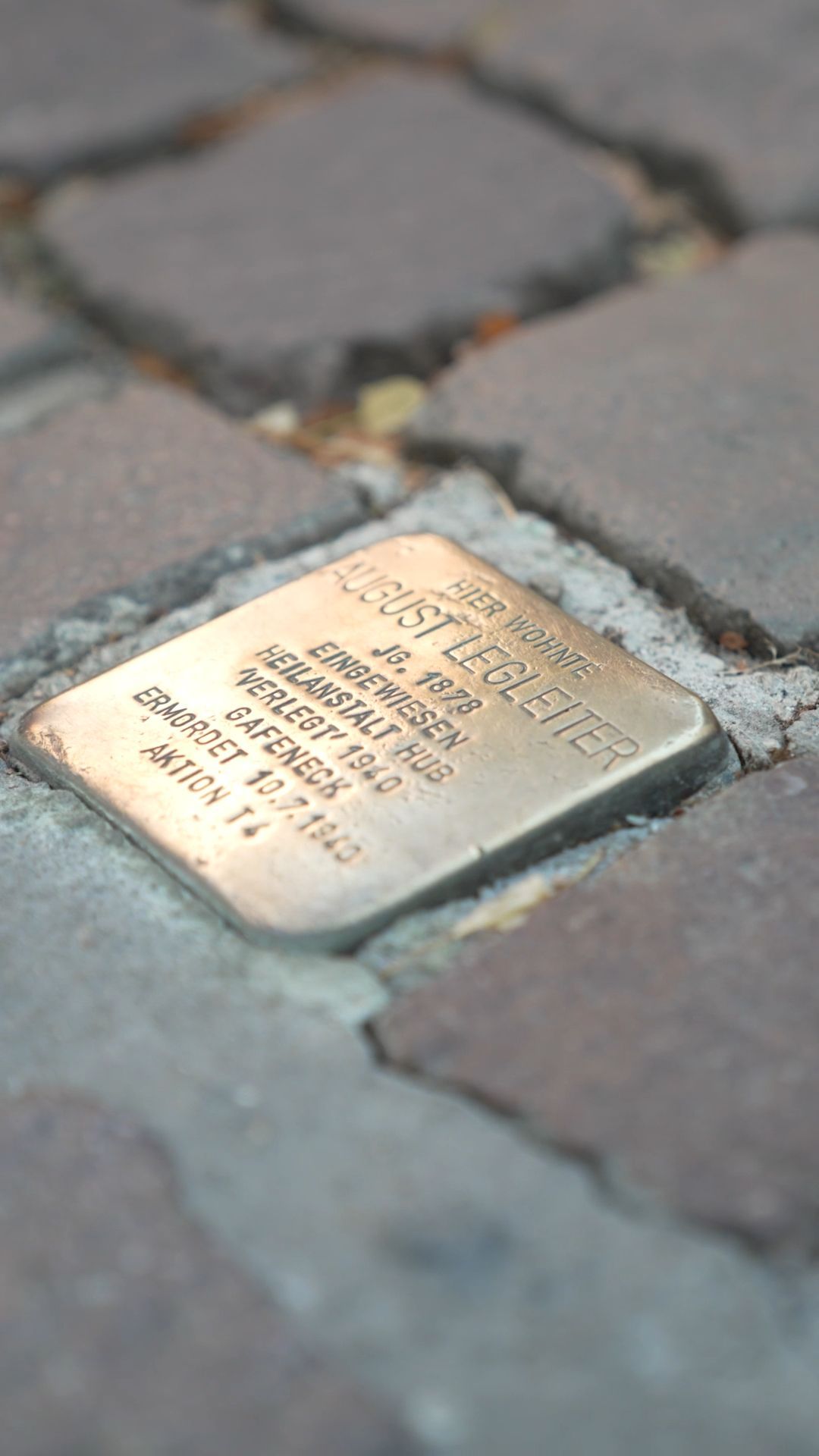 Video: Ettlinger Bündnis putzt Stolpersteine und warnt vor Ausgrenzung