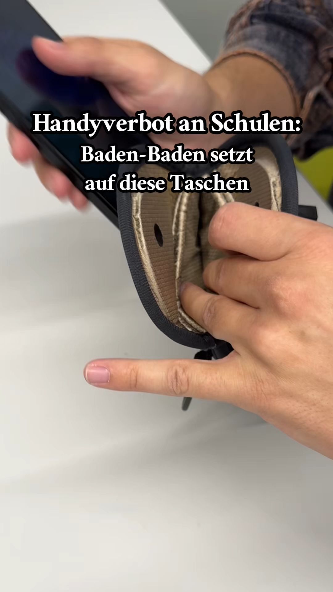 Video: Handy-Verbot an Schulen: Gymnasien in Baden-Baden setzen auf Handytaschen