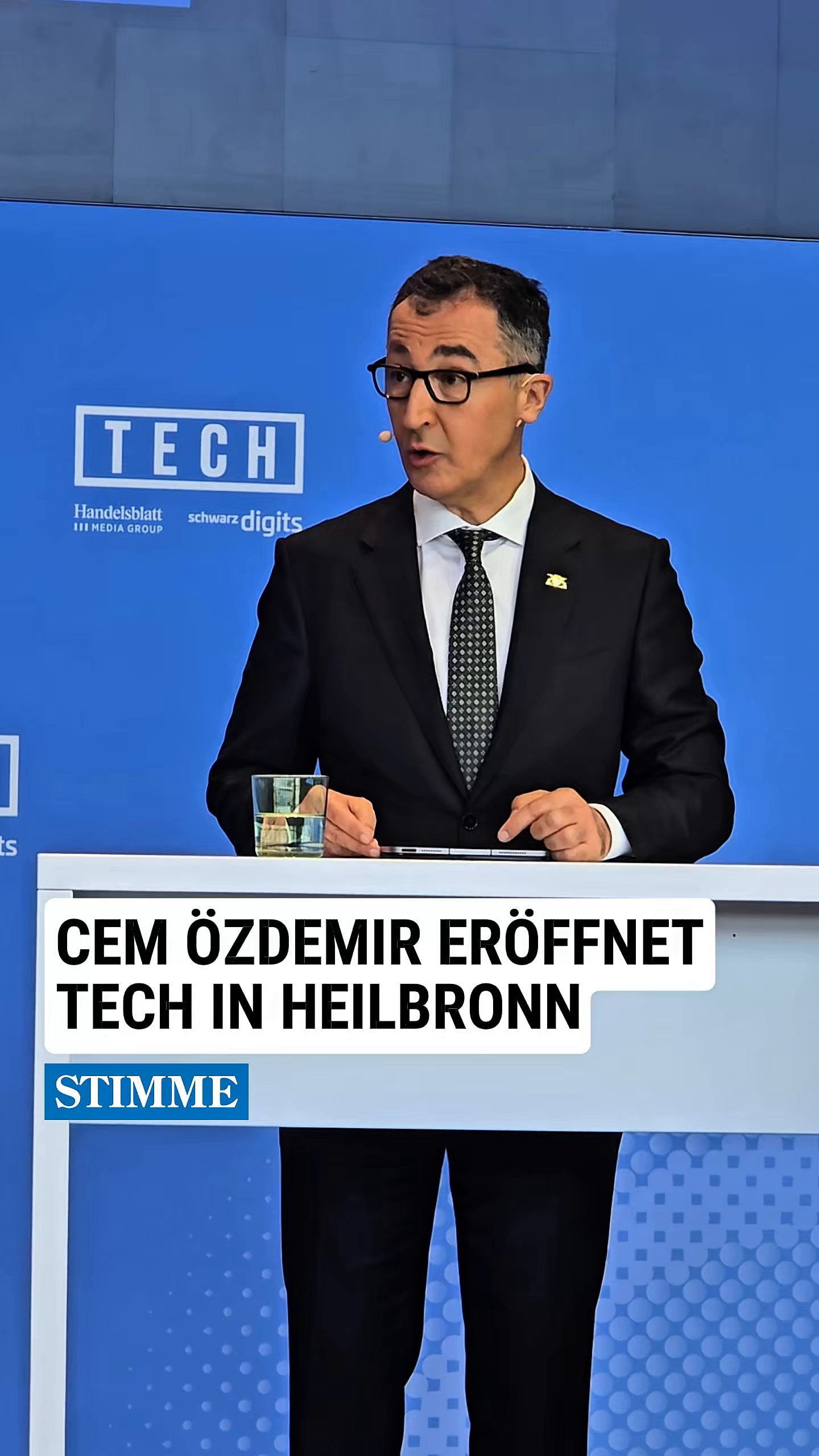 Video: Cem Özdemir eröffnet Tech in Heilbronn
