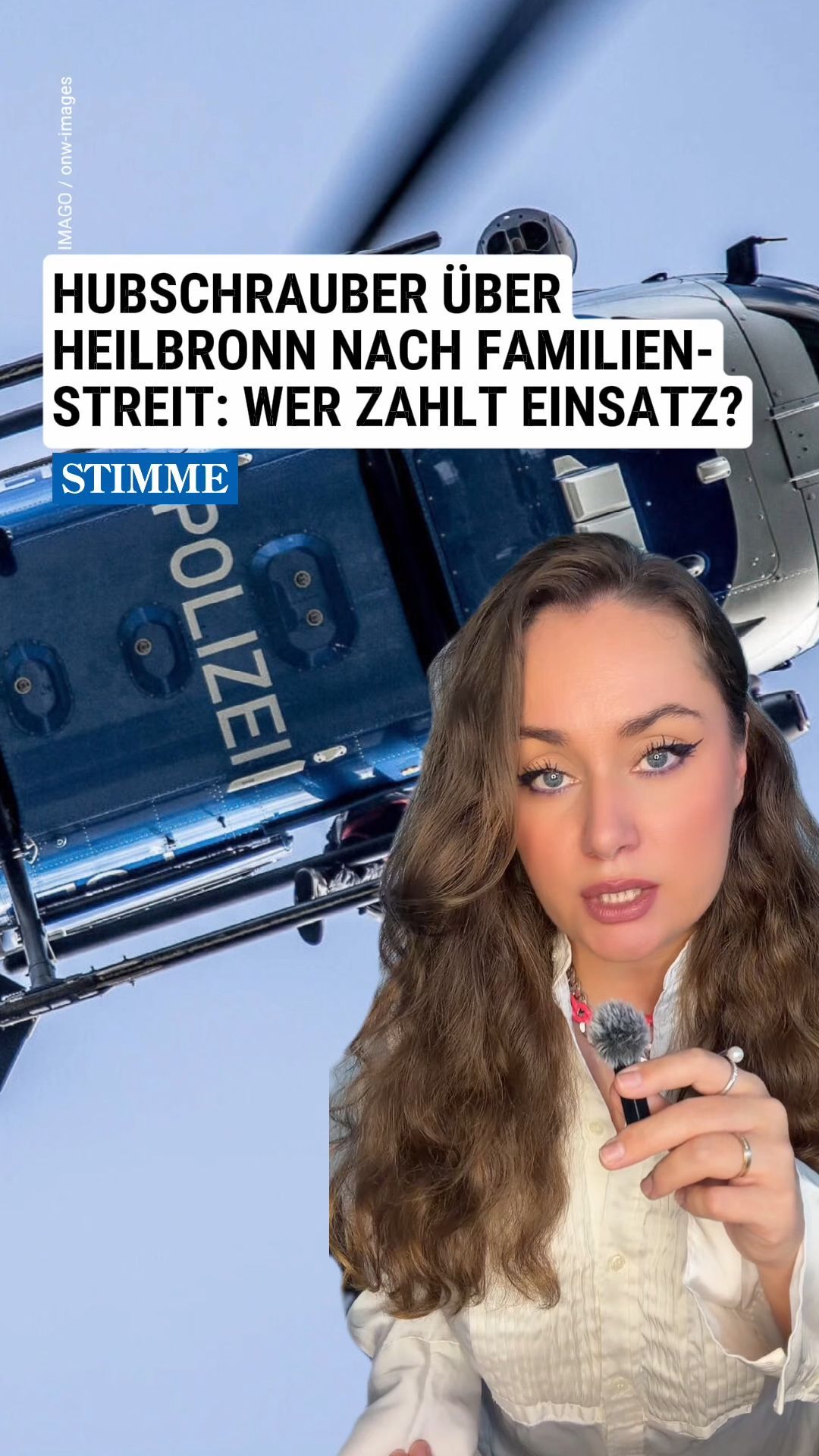 Video: Hubschrauber über Heilbronn nach Familienstreit: Wer zahlt Einsatz?