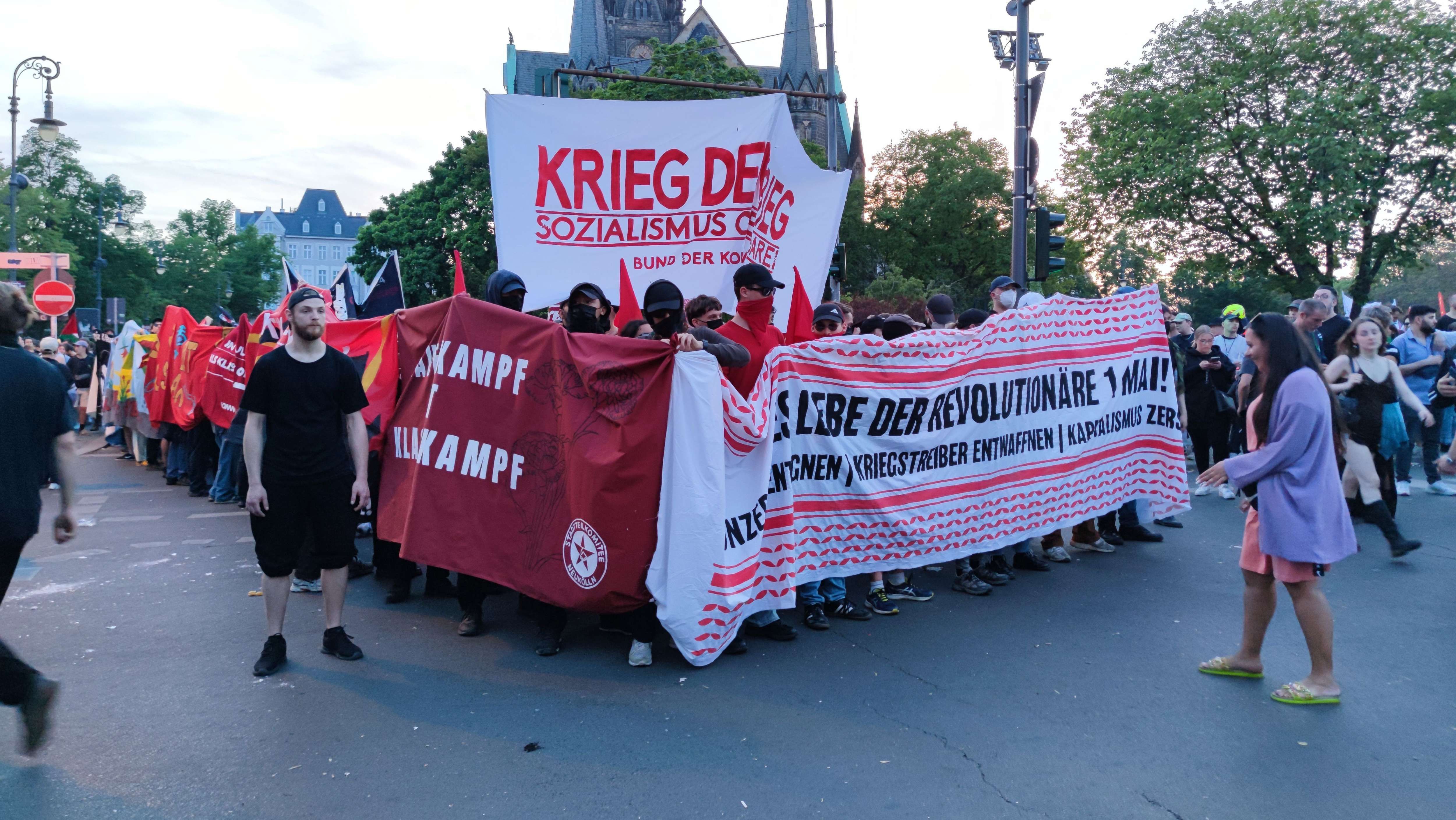 1.-Mai-Demo in Berlin