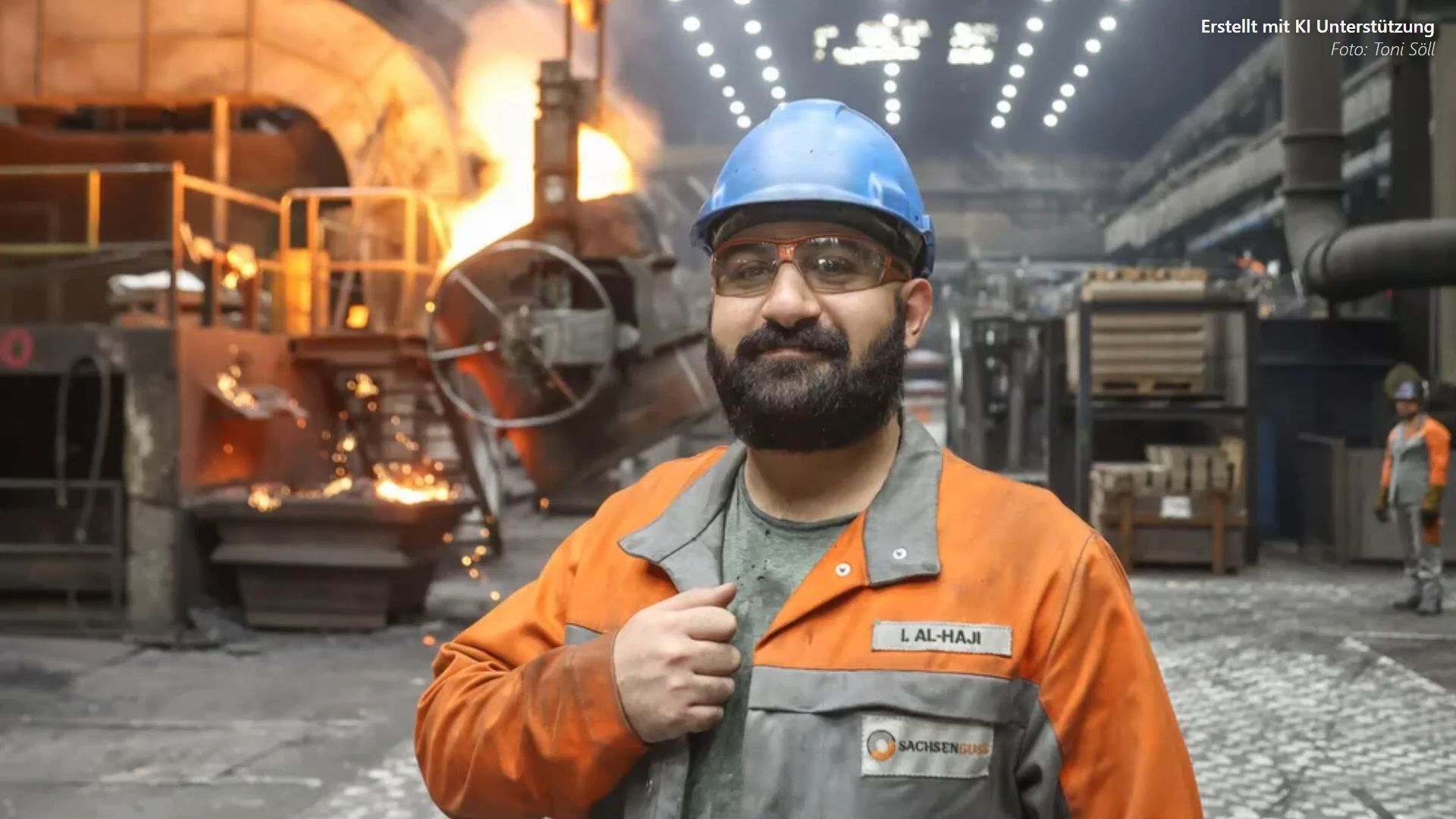 Video: Der heißeste Job in Chemnitz: Ismaeel Al-Haji kocht bei 1500 Grad