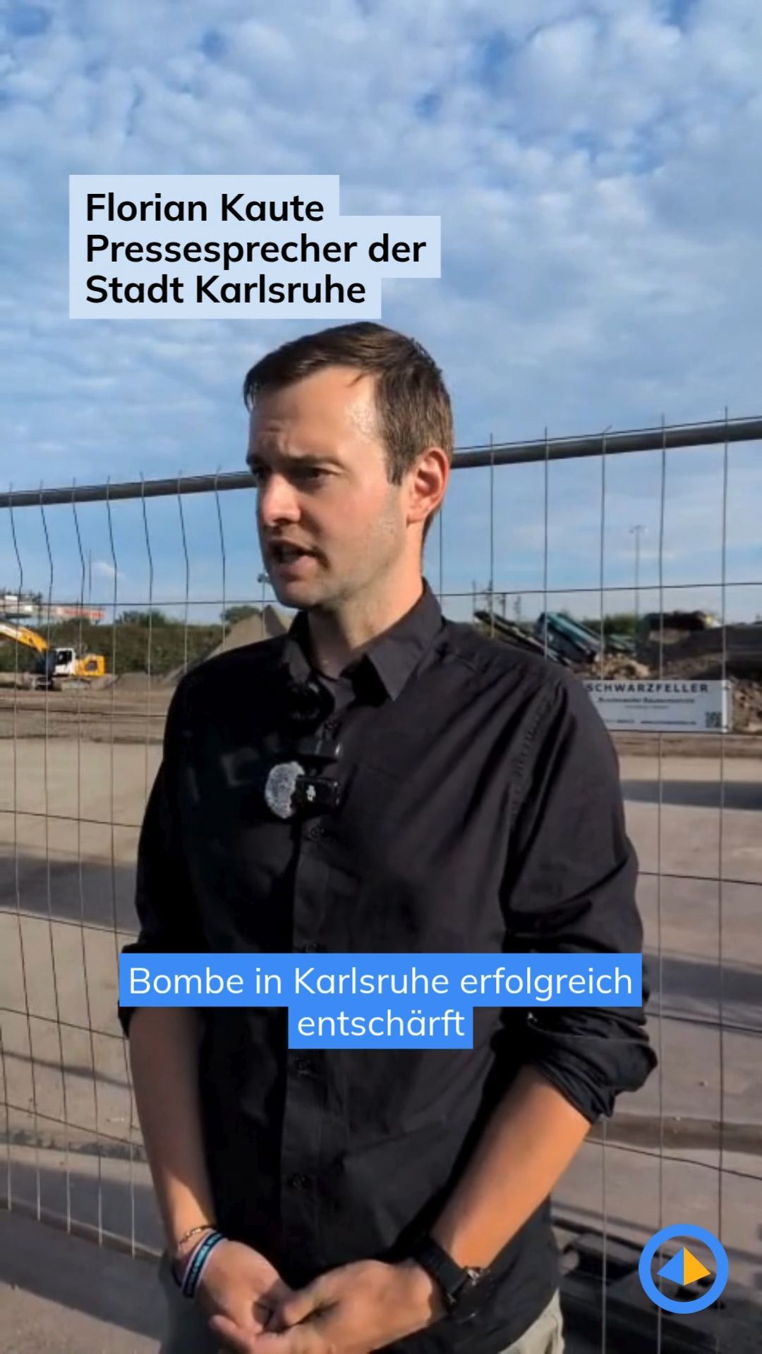 Video: Bombe in Karlsruhe erfolgreich entschärft