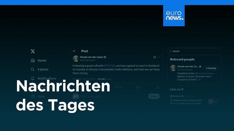 Nachrichten des Tages | 26. Juli – Morgenausgabe