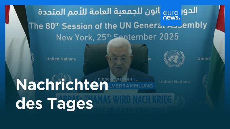 Nachrichten des Tages | 26. September 2025 – Mittagsausgabe