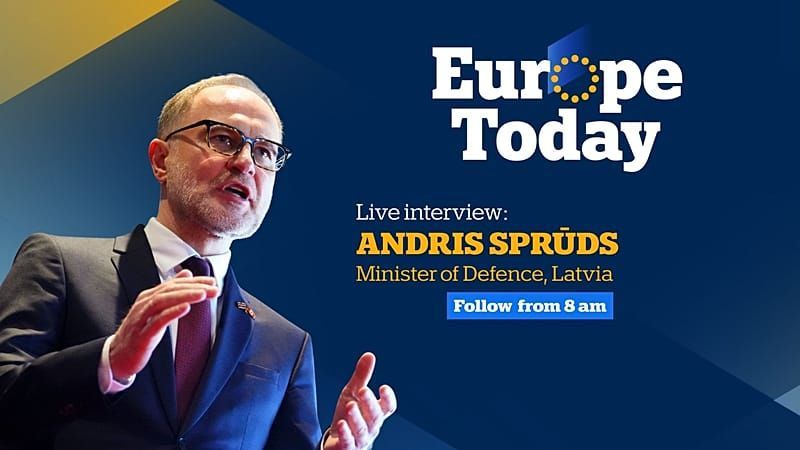Video: In Europe Today auf Euronews: Lettlands Verteidigungsminister über Grönland und die Ukraine