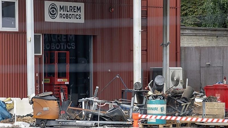 Video: Estland wirft Russland Sabotage vor: Brandanschlag auf Rüstungsfirma Milrem Robotics