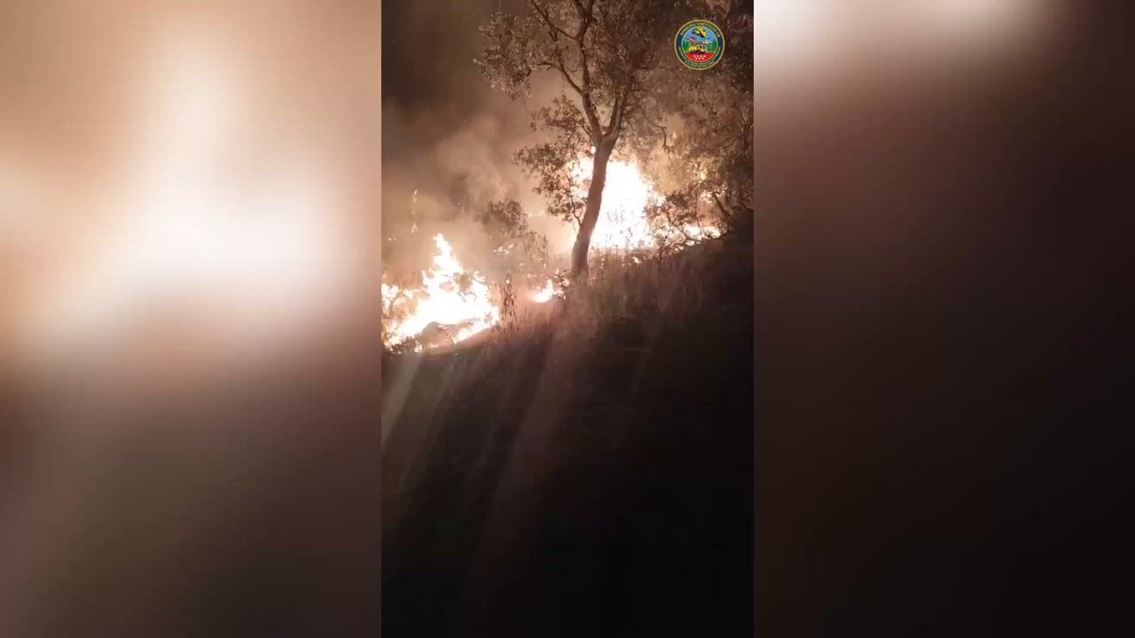 Video: Spanien: Spanische Einsatzkräfte kämpfen in Madrid gegen aktiven Waldbrand
