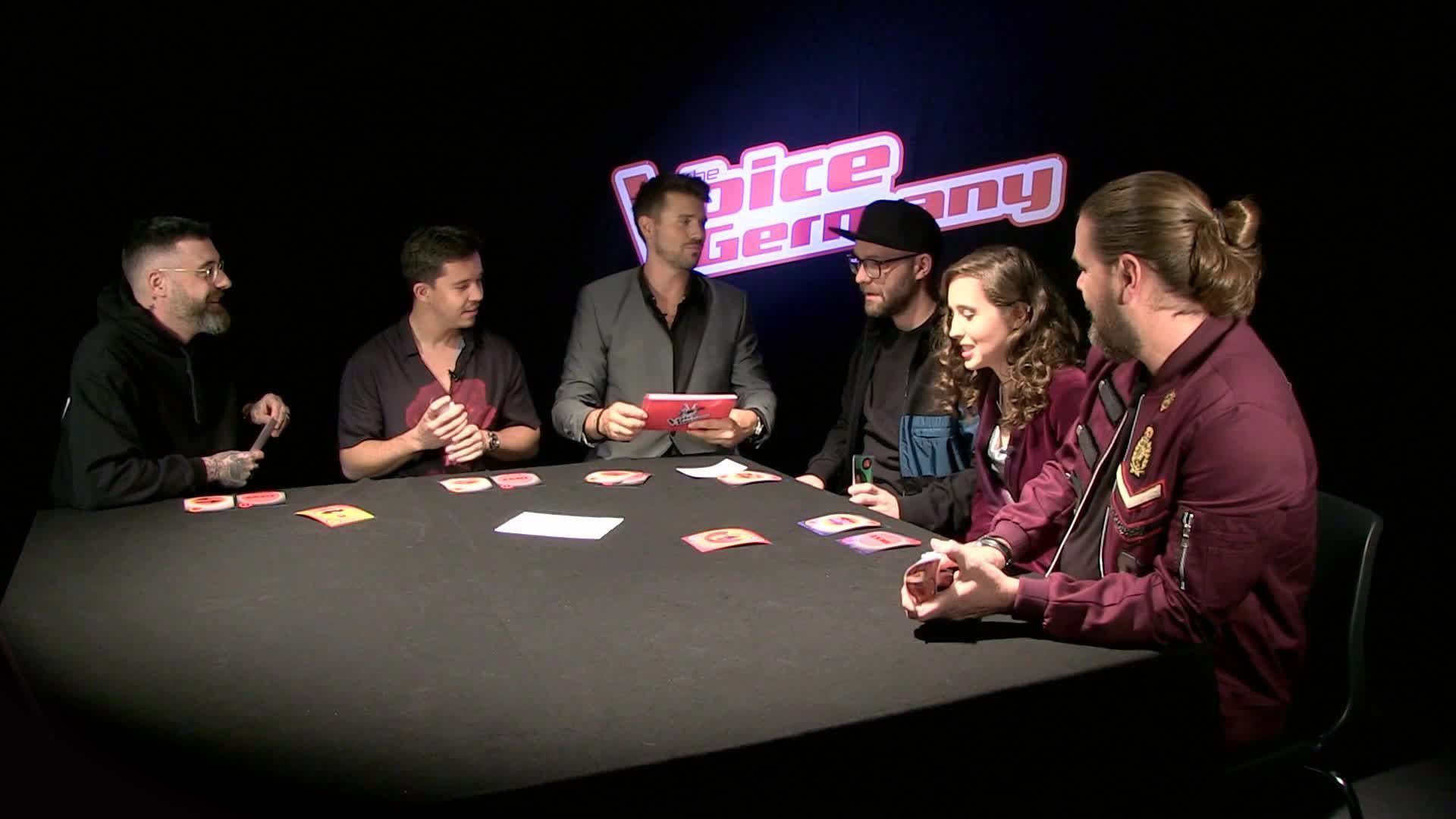 Fragen-Poker mit den Coaches von THE VOICE OF GERMANY