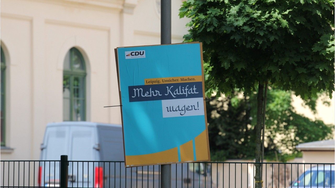 Gefälschte CDU-Wahlplakate in Sachsen