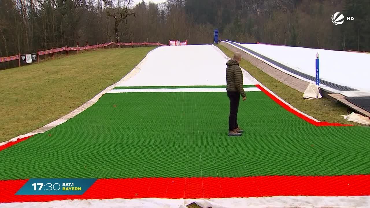 Kunststoffpiste statt echtem Schnee: Schneealternativen in Bayern