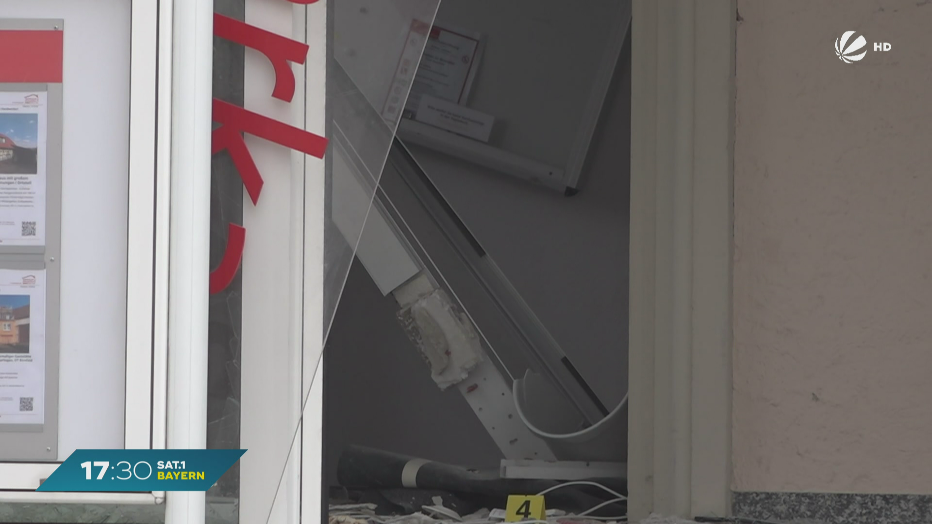 Geldautomaten-Sprengung in Stadtlauringen: Wohnhaus muss evakuiert werden