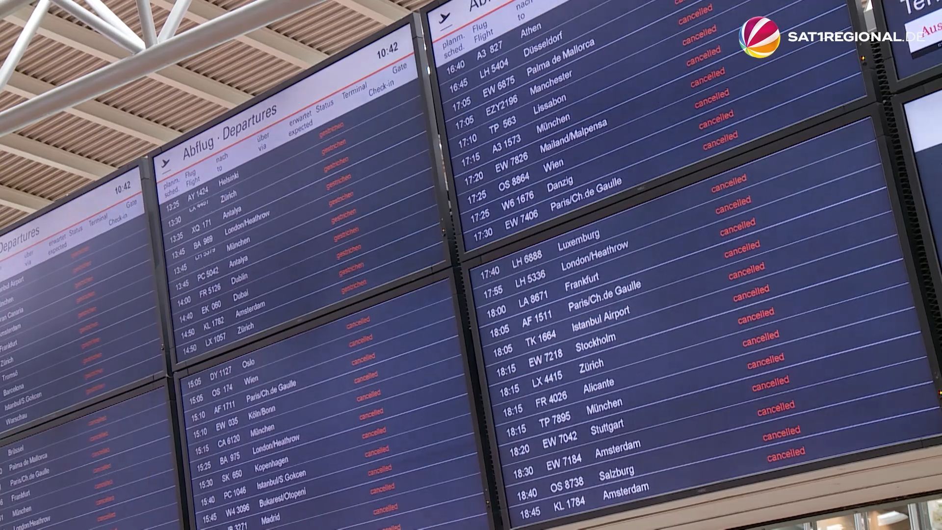 Warnstreik: Alle Abflüge an Hamburger Flughafen gestrichen