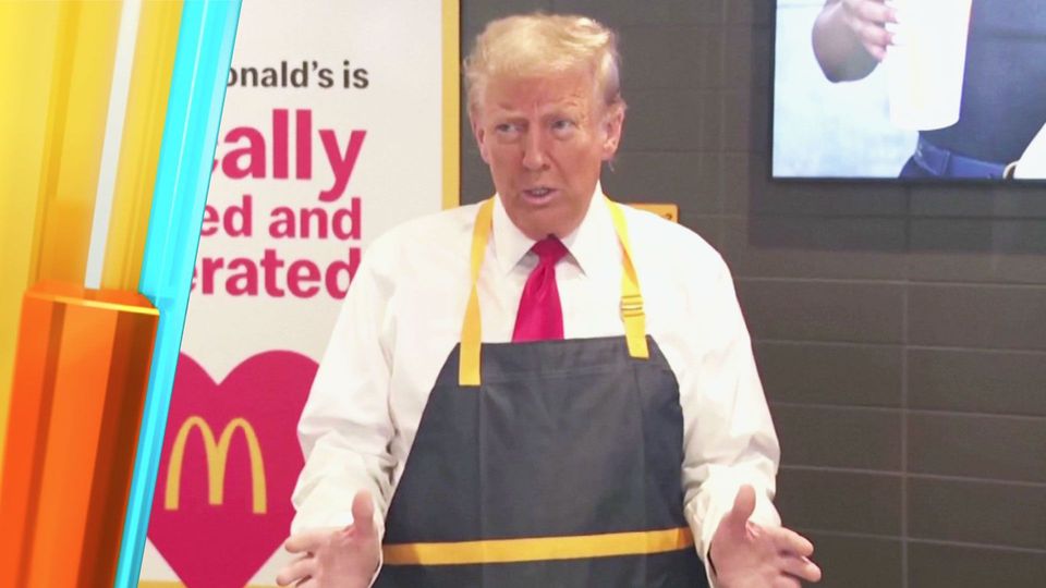 US-Wahlkampf: Trump serviert Pommes bei McDonald's | Presse Augsburg