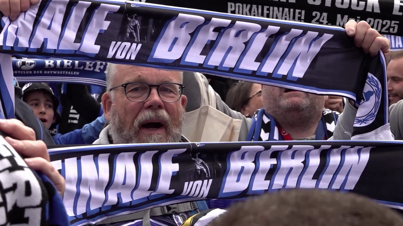 Video: Ein emotionaler Pokal-Tag: Arminias unvergessliche Reise nach Berlin