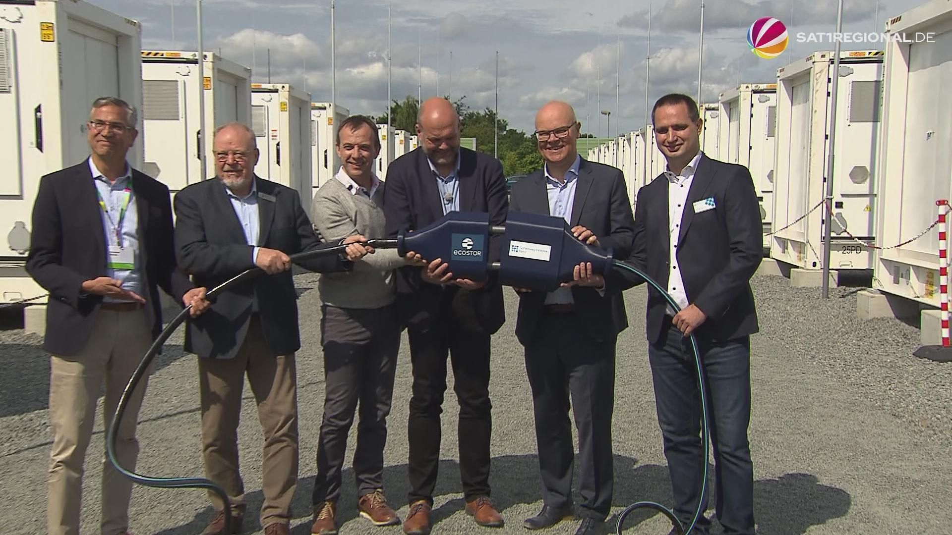 Video: Riesiger Batteriespeicher in Bollingstedt eingeweiht