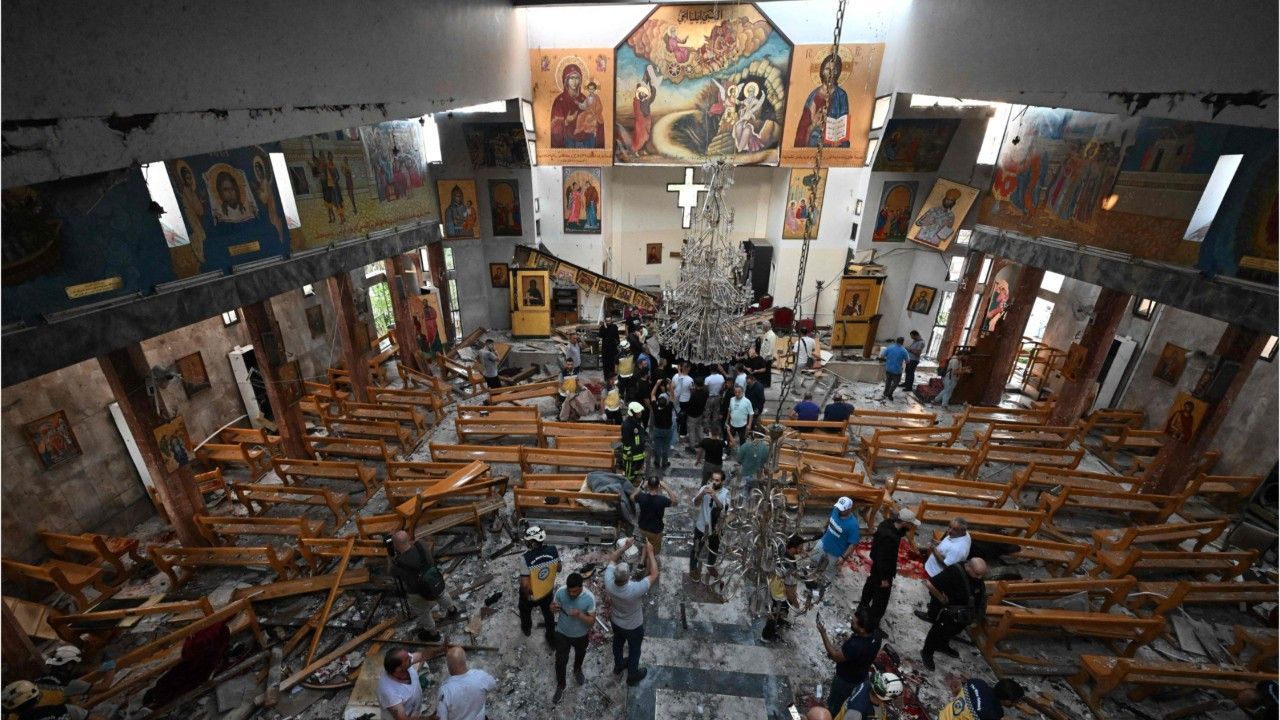 Tote nach Selbstmordanschlag in syrischer Kirche