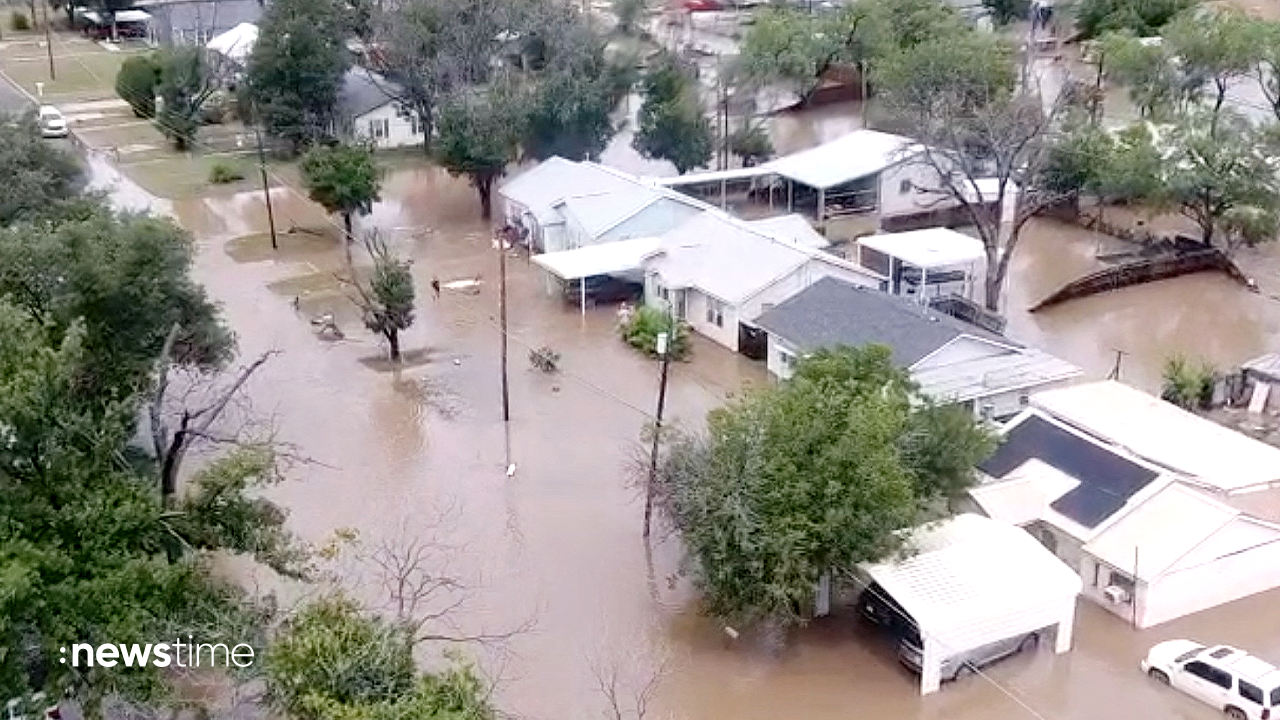 Heavy Rain in Texas Triggers Flash Flood