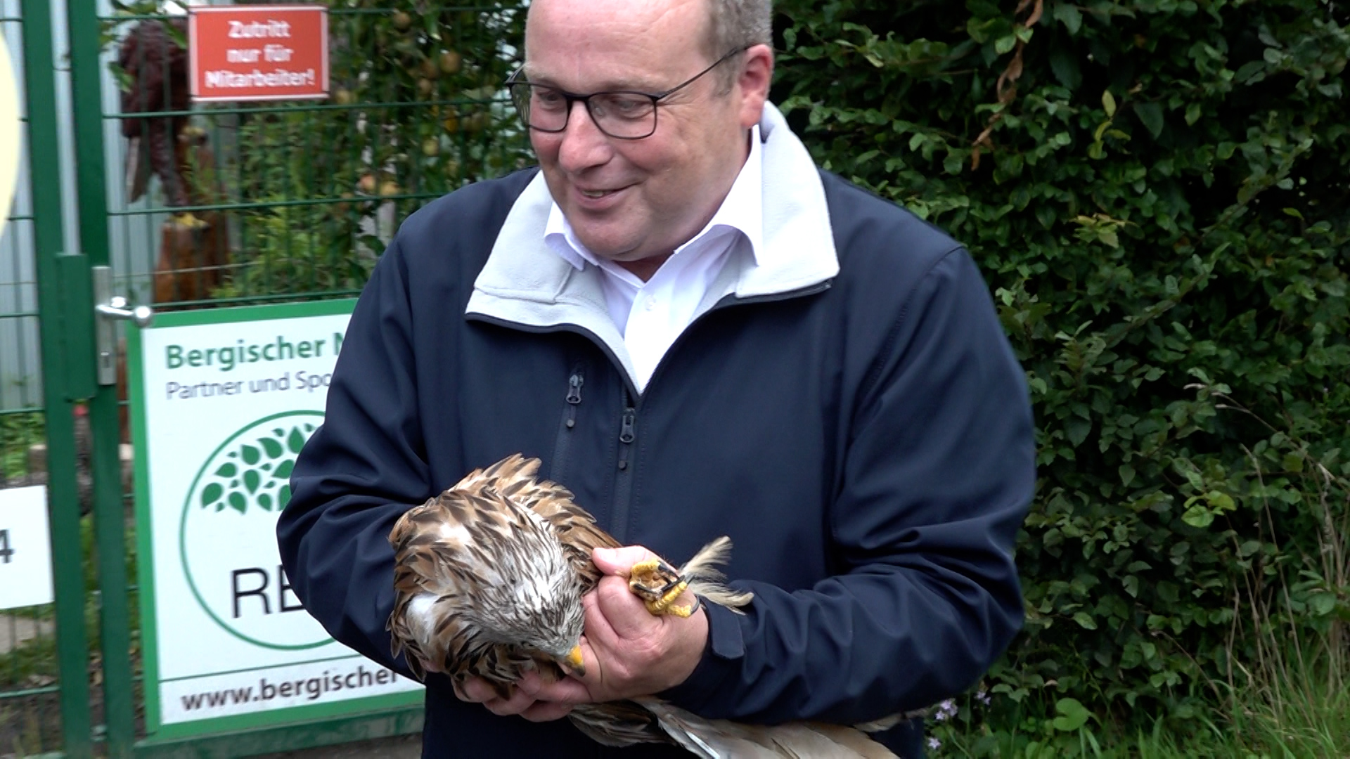 Video: Umweltminister finanziert Stelle für Greifvogelretter