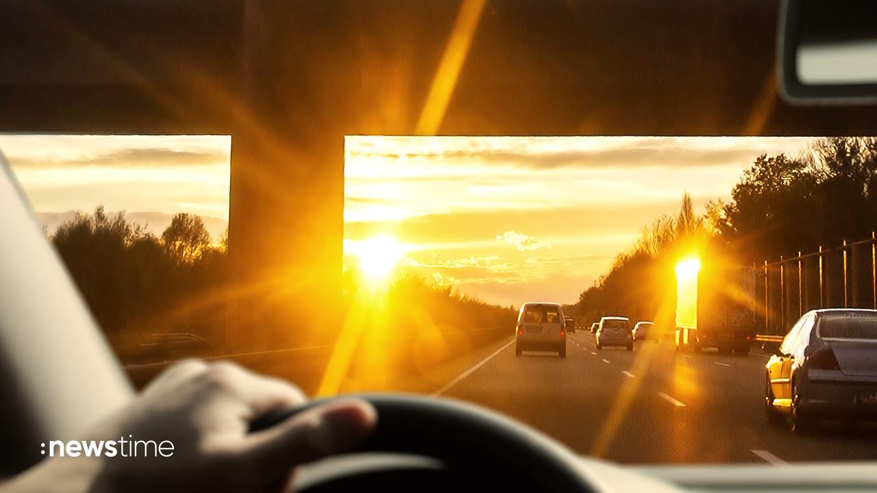Video: Wie Autofahrer bei Herbstsonne sicher fahren