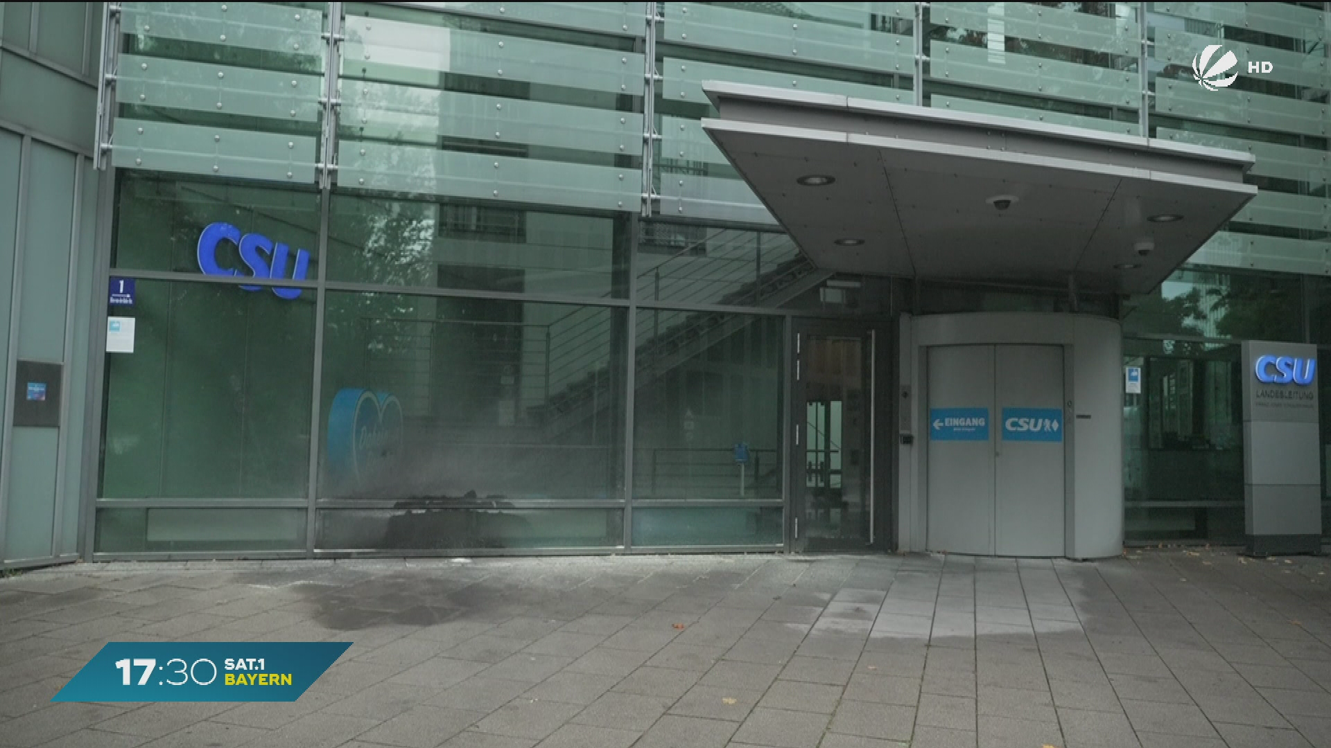 Video: Brand vor CSU-Zentrale in München: Steckt politisches Motiv dahinter?
