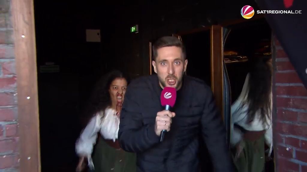 Video: Halloween-Show im Hamburg Dungeon: Reporter wagt sich in die Katakomben