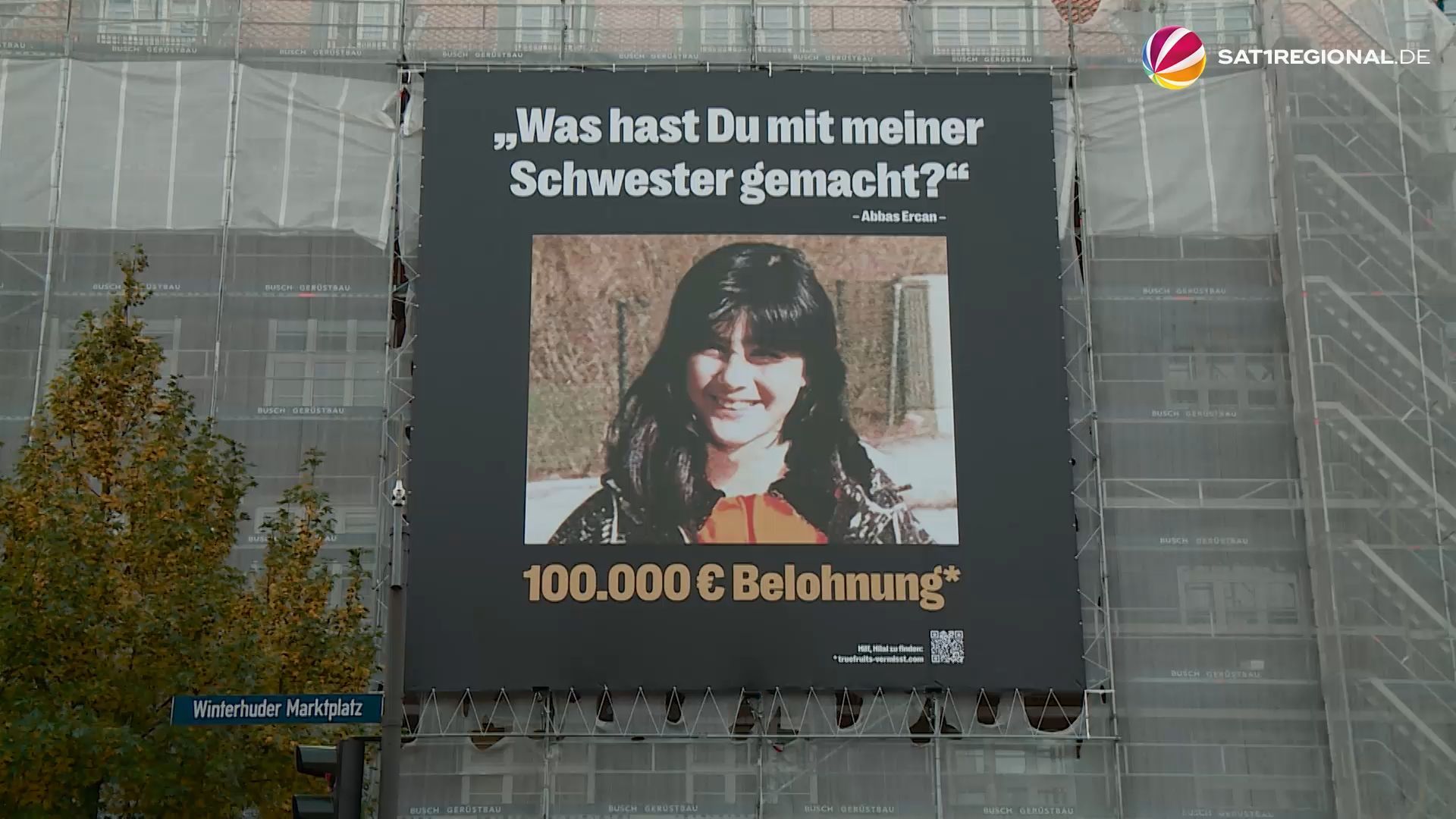 Video: Vermisstenfall Hilal: Großplakat in Hamburg soll bei Suche nach verschwundenem Mädchen helfen