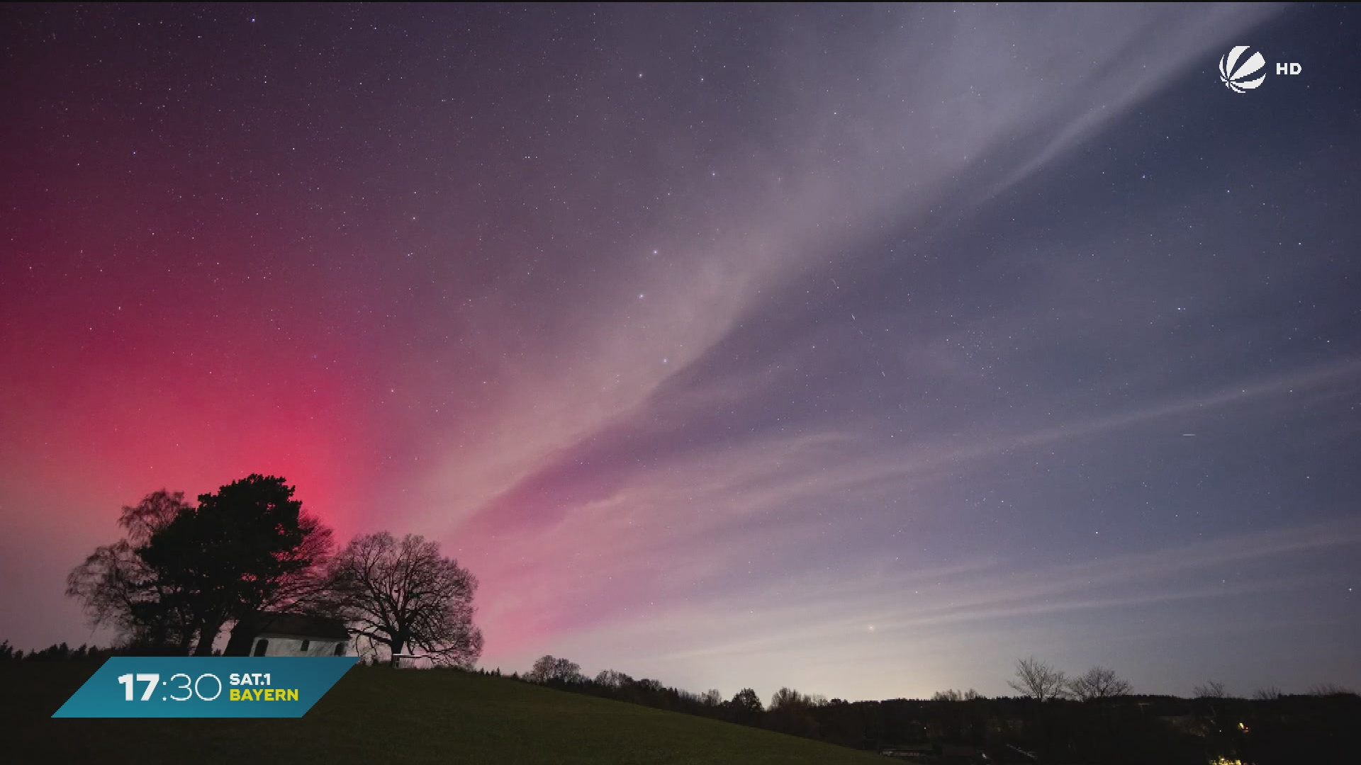 Rare Sky Spectacle: Northern Lights Shine Over Bavaria