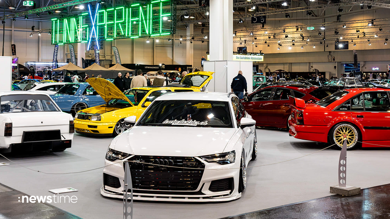Video: Laut, glänzend, aufgemotzt: Essen Motor Show