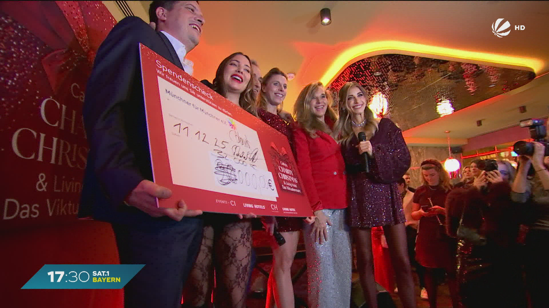 Video: Cathy Hummels sammelt für guten Zweck: Promis feiern Charity-Weihnacht