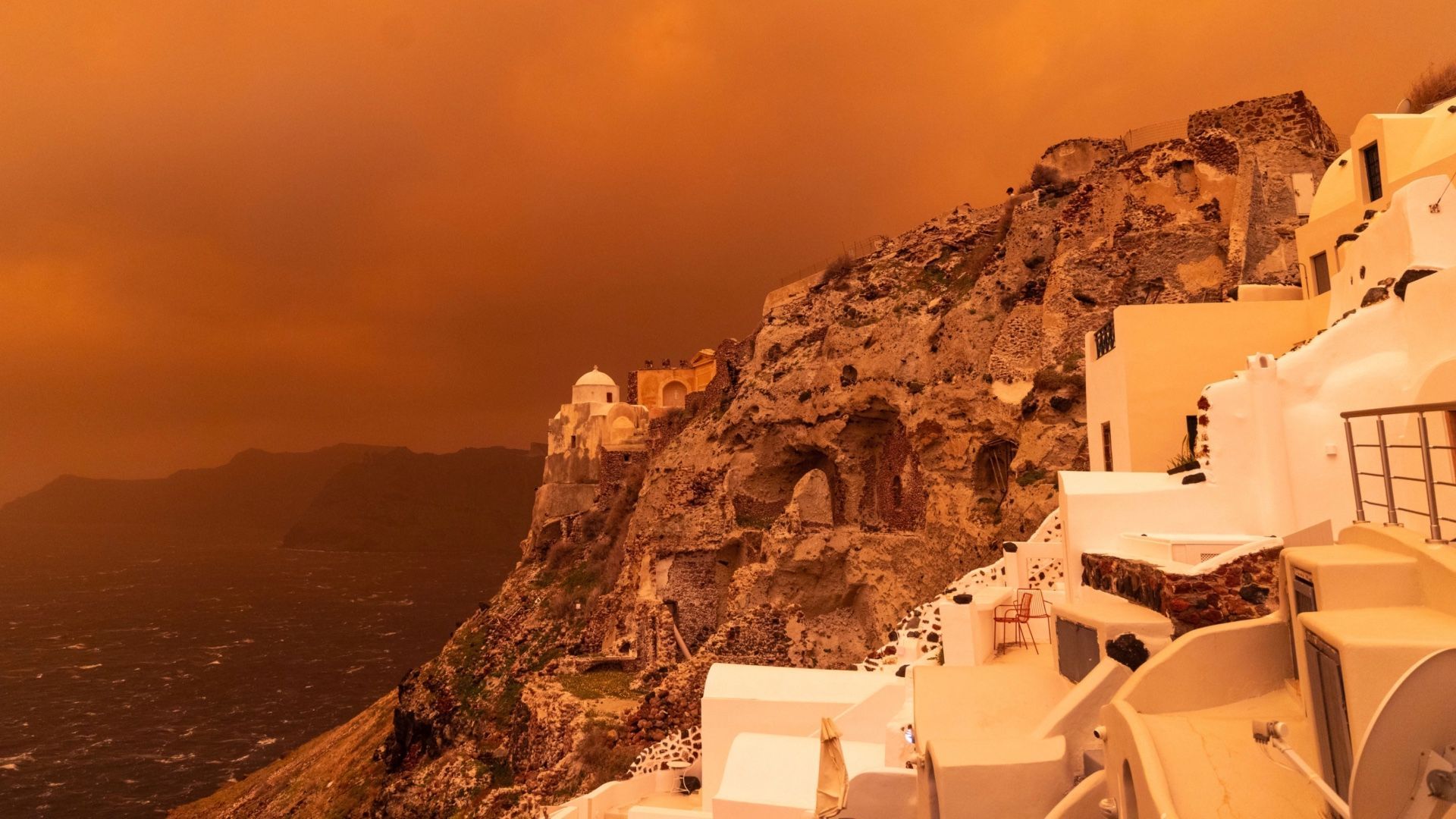 Video: Sandsturm auf Urlaubsinsel Kreta